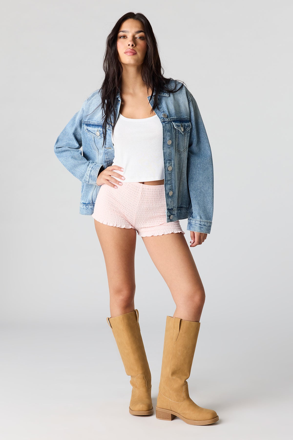 Vue alternative 3. Microshort smocké