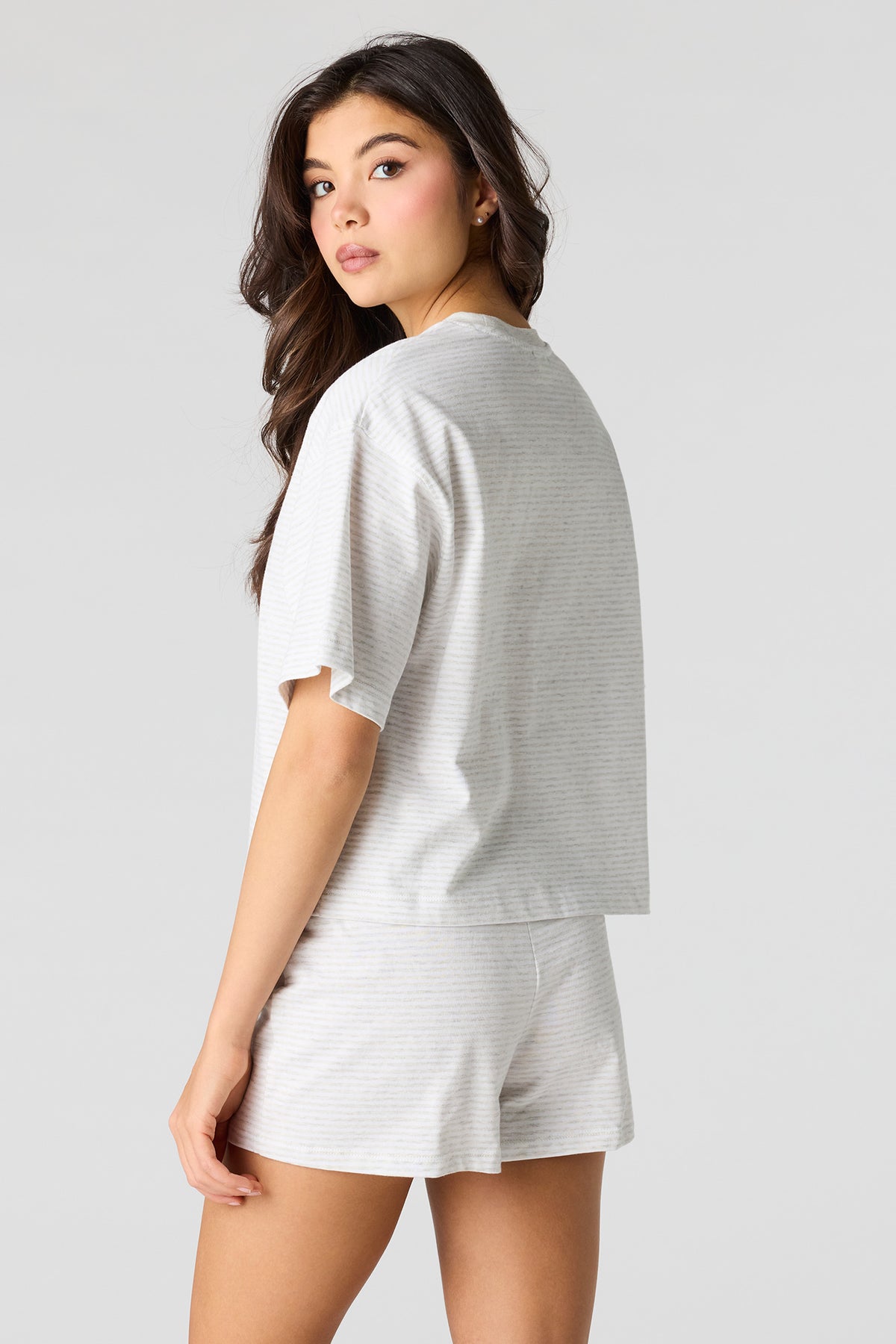 Vue alternative 2. Short Coton à taille coulissante