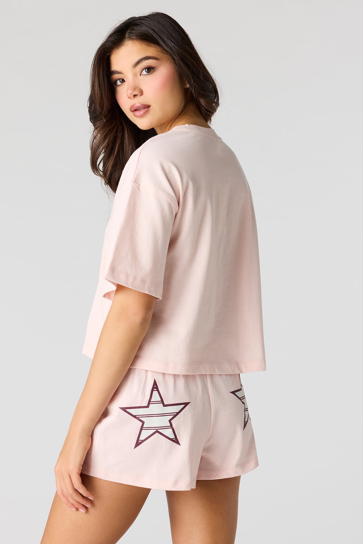 Vue alternative 2. Short Coton à taille coulissante