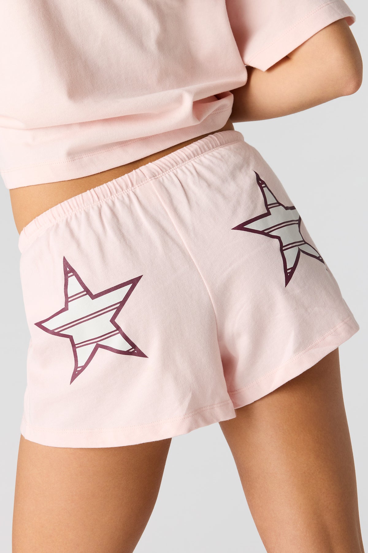 Vue alternative 5. Short Coton à taille coulissante