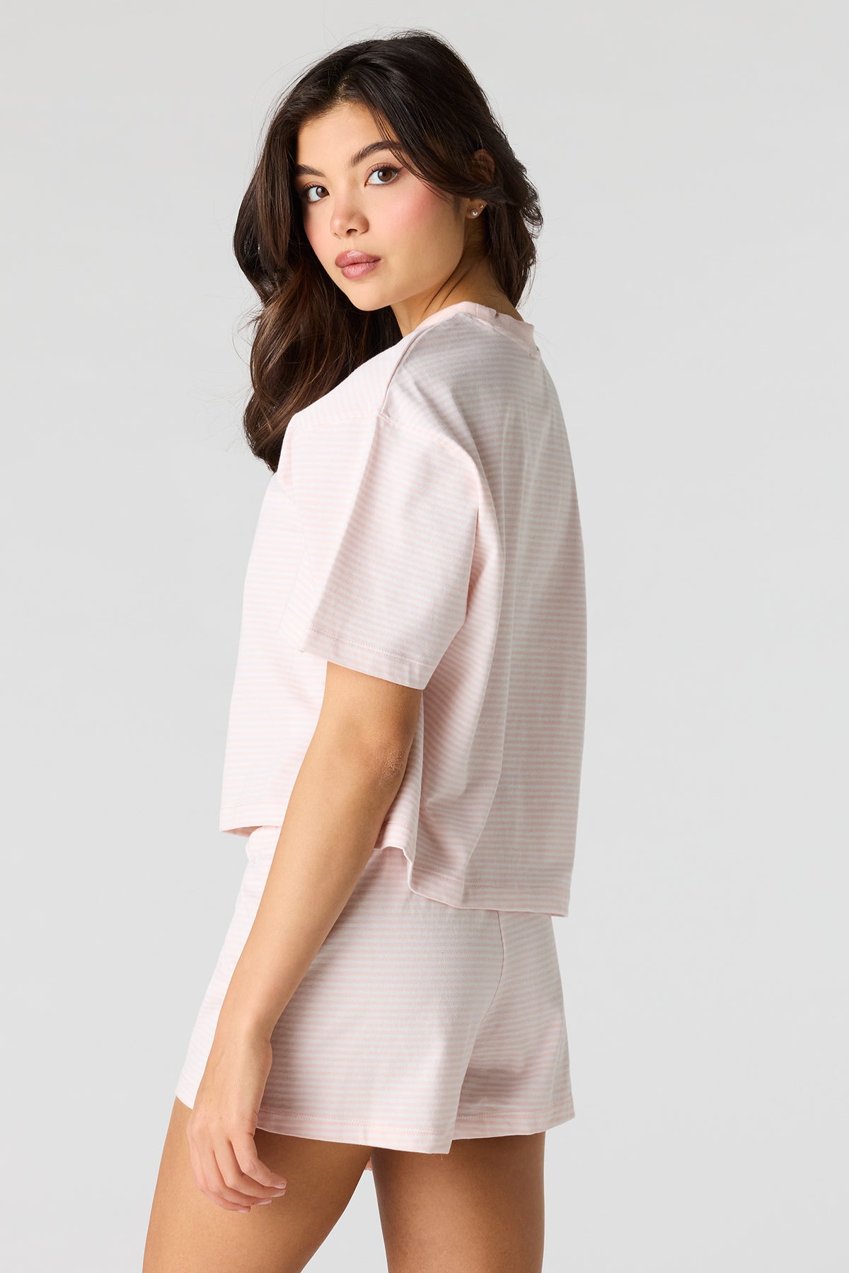 Vue alternative 2. Short Coton à taille coulissante