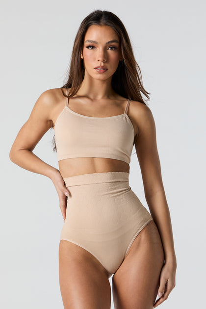Seamless Ribbed Bralette with Built In Bra Cups – Urban Planet