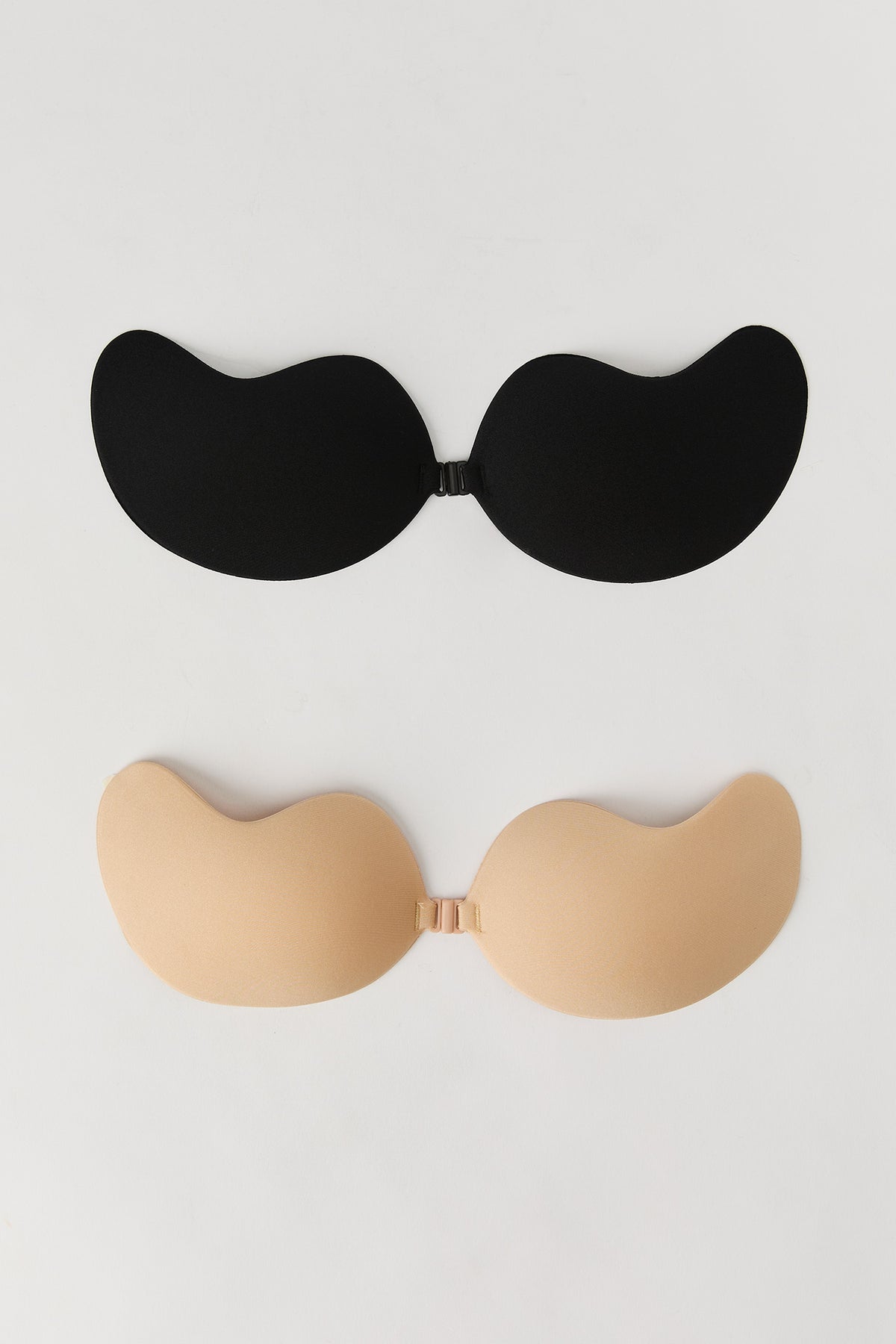 Seamless Backless Adhesive Bra (2 Pack) - Black