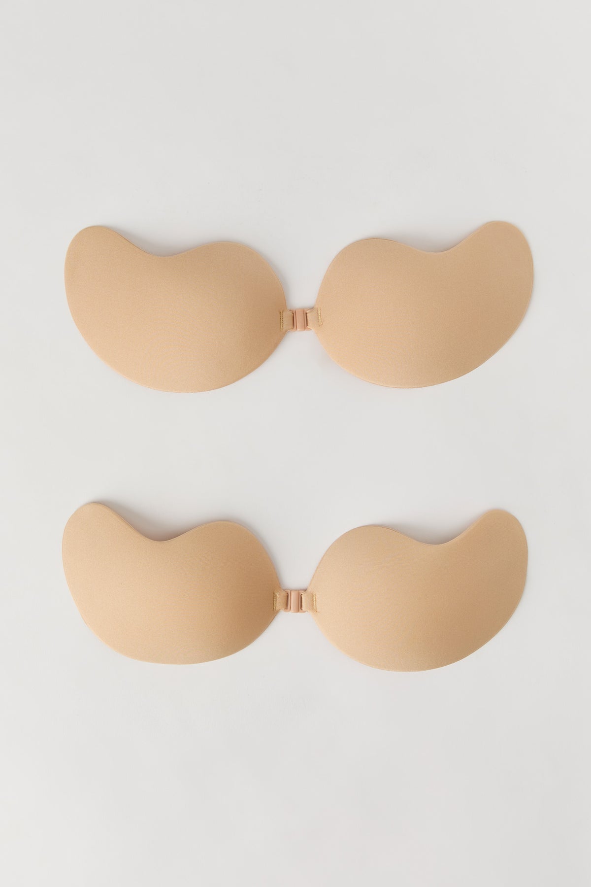 Seamless Backless Adhesive Bra (2 Pack) - Beige