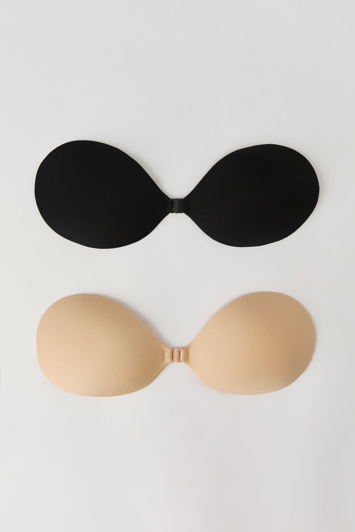 Seamless Backless Adhesive Bra (2 Pack) - Black