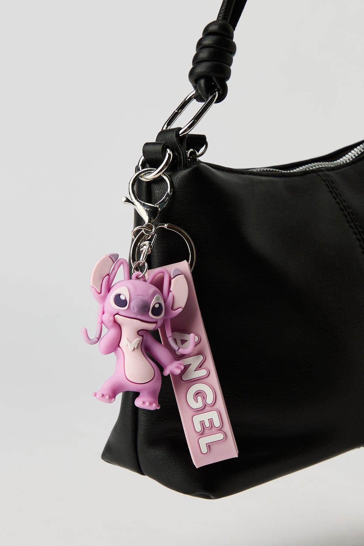 Angel Rubber Keychain - Lilac