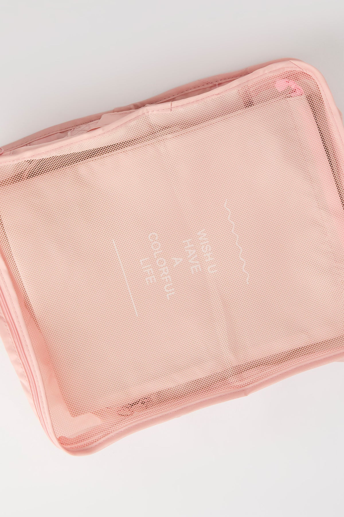 Alt View 3. Travel Packing Cubes (6 Pack) - Pink