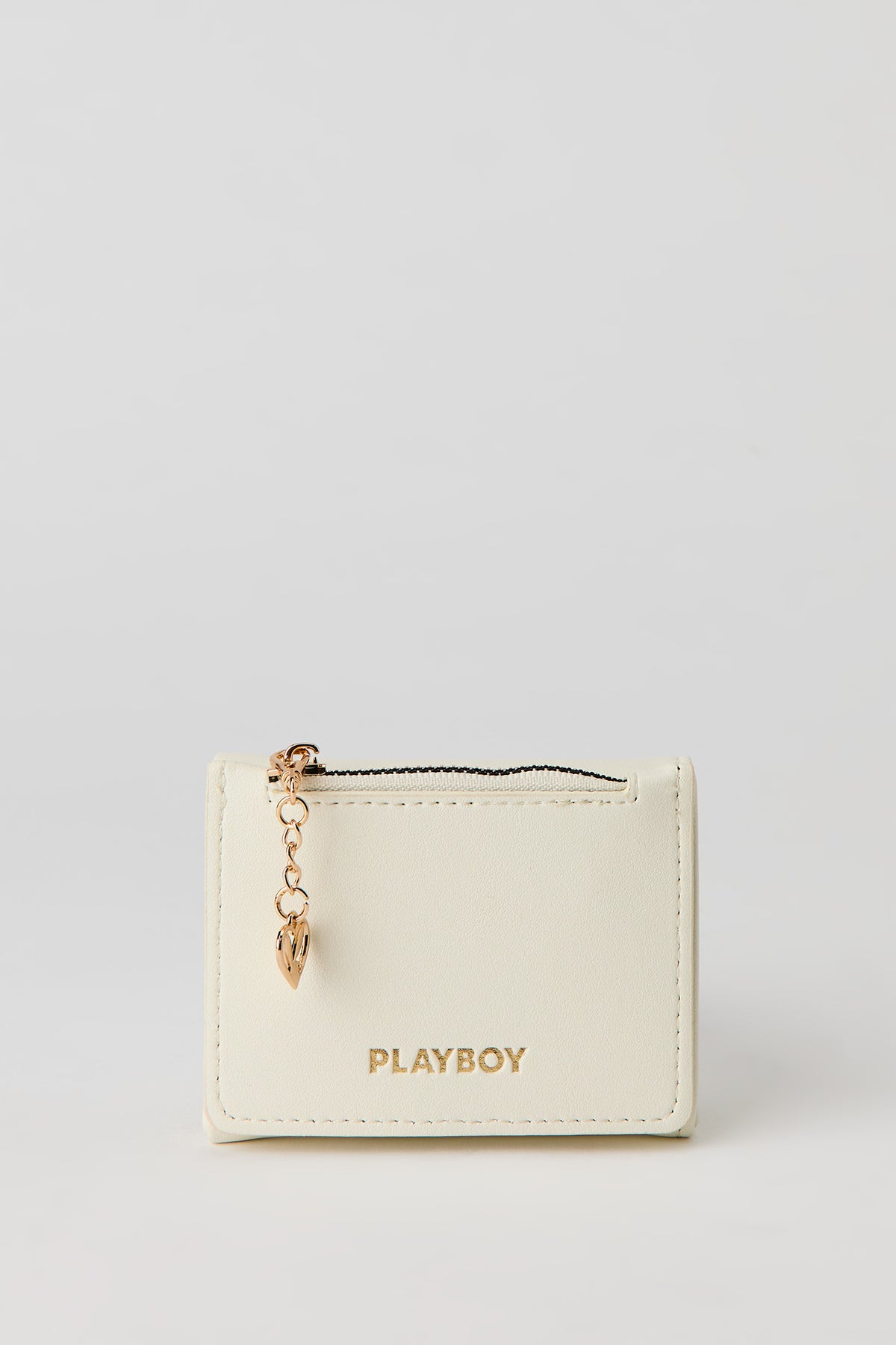 Alt View 2. Playboy Wallet - Cream