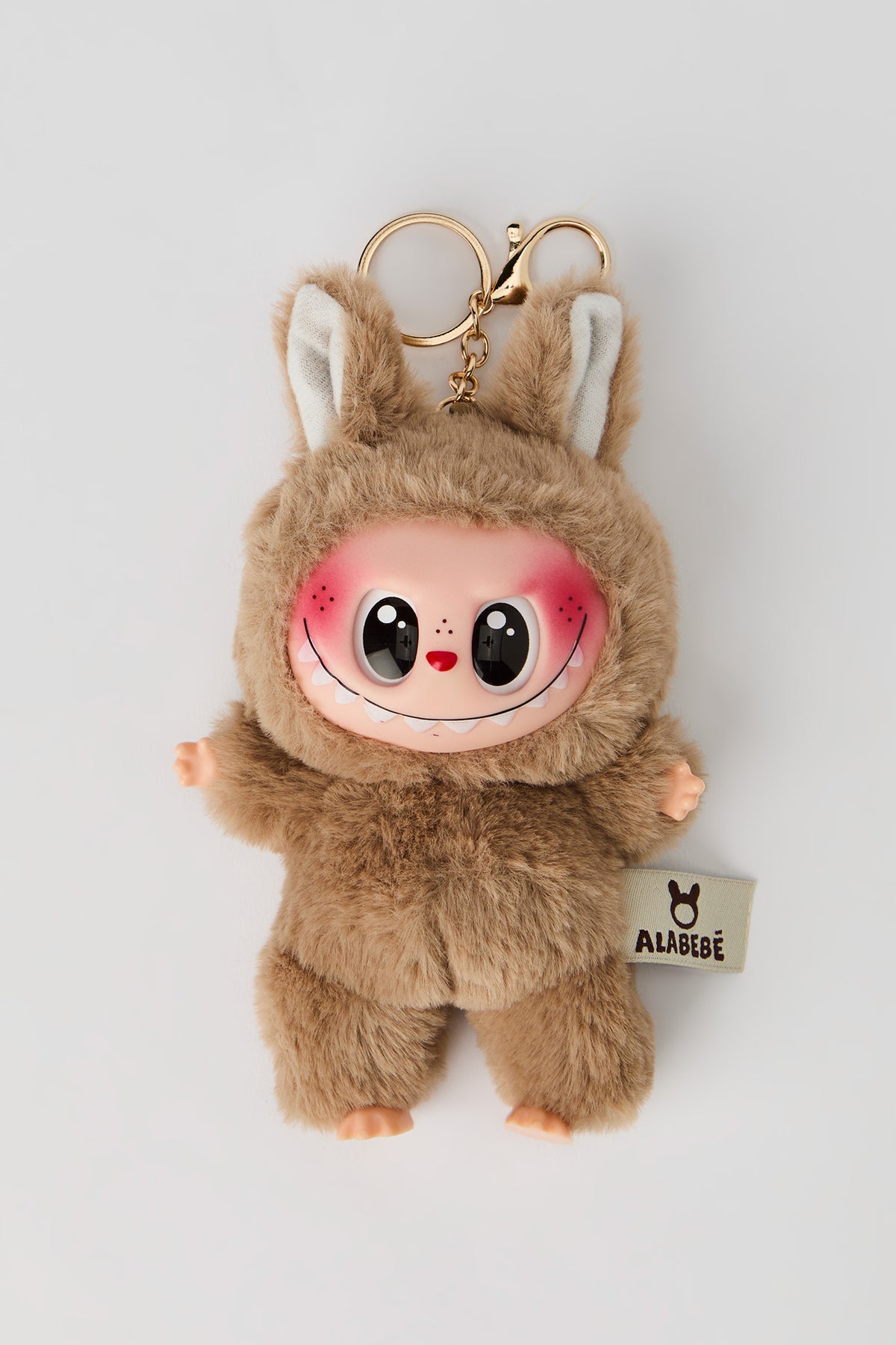 Alt View 3. Alabebé Fur Keychain - Taupe