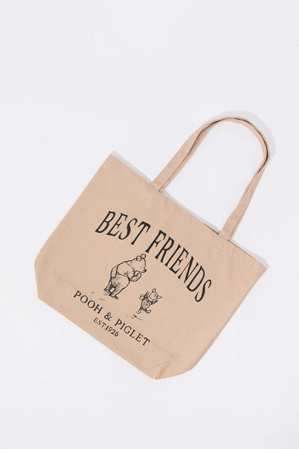 Pooh and Piglet Graphic Tote Bag