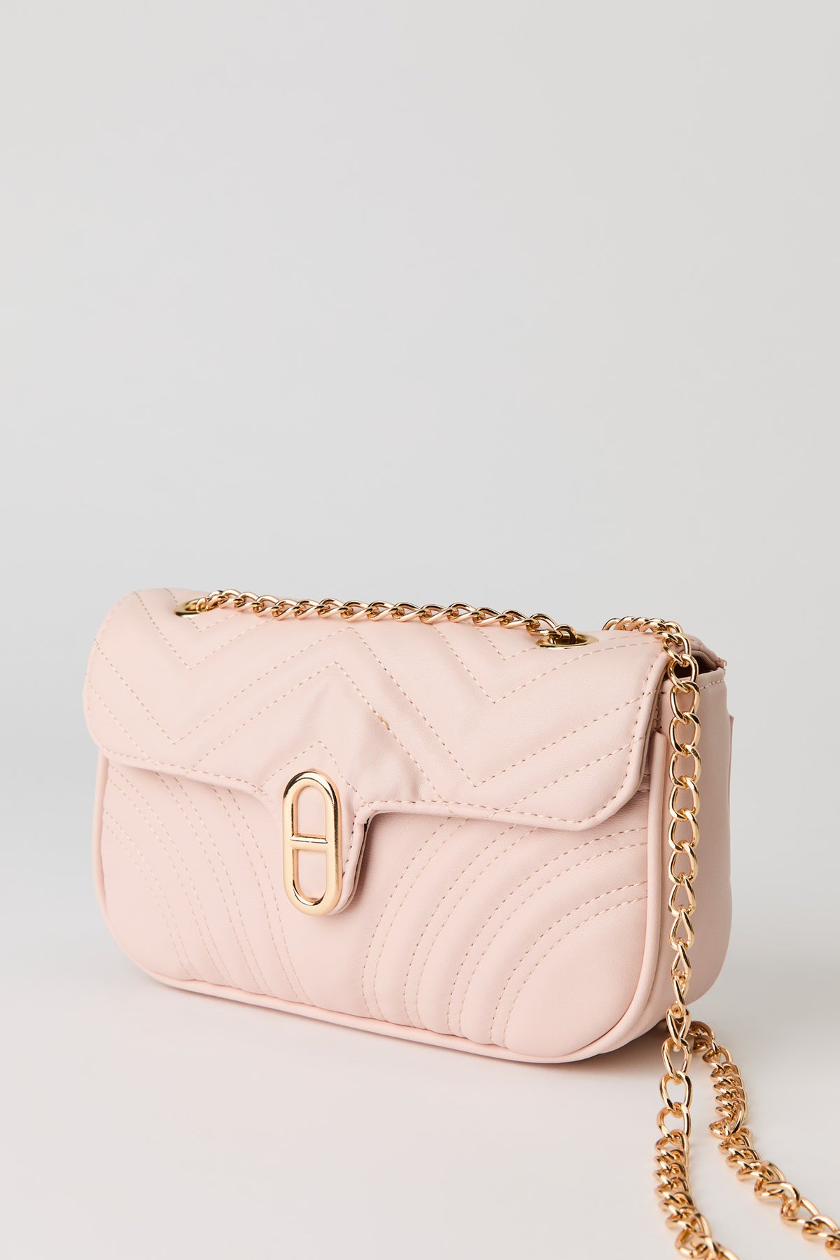 Alt View 2. Quilted Crossbody Purse - Pink