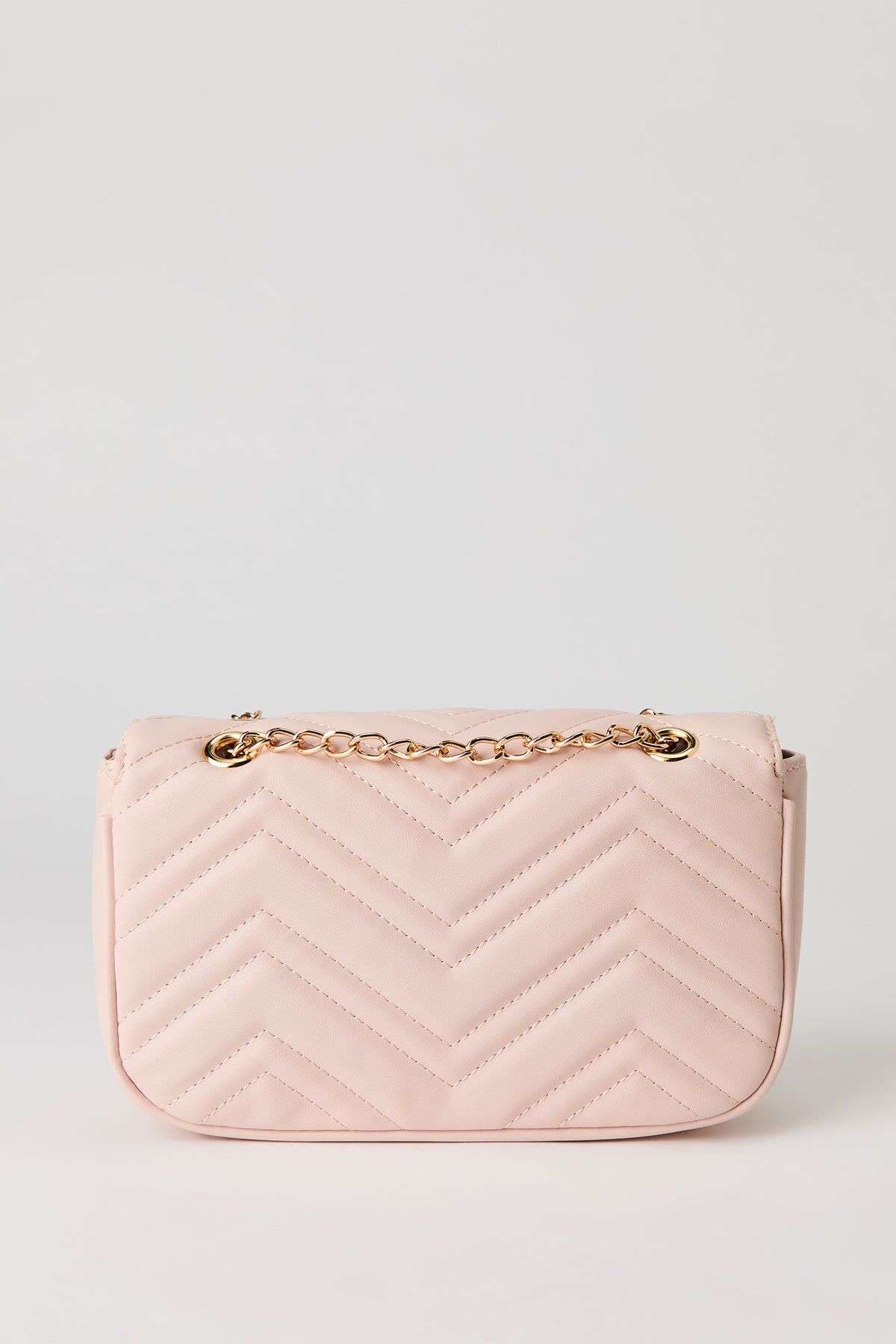 Alt View 3. Quilted Crossbody Purse - Pink