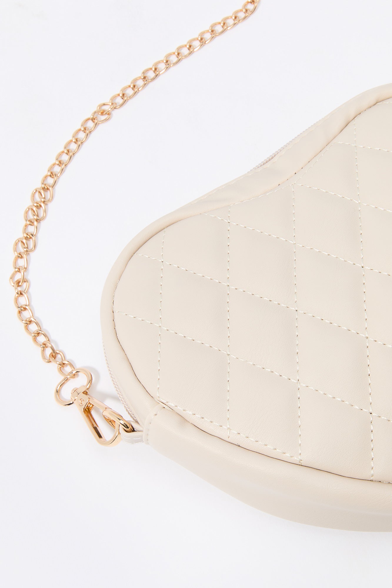 Quilted Heart Crossbody Purse