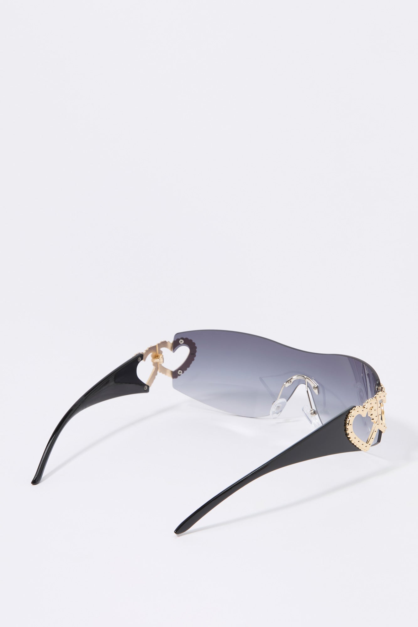 90s Rimless Shield Sunglasses