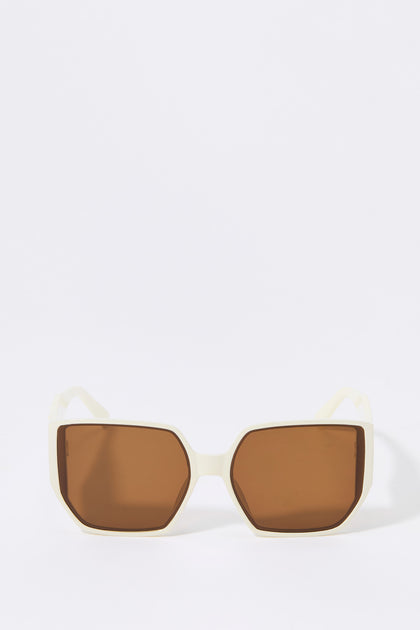 Oversized Geo Sunglasses