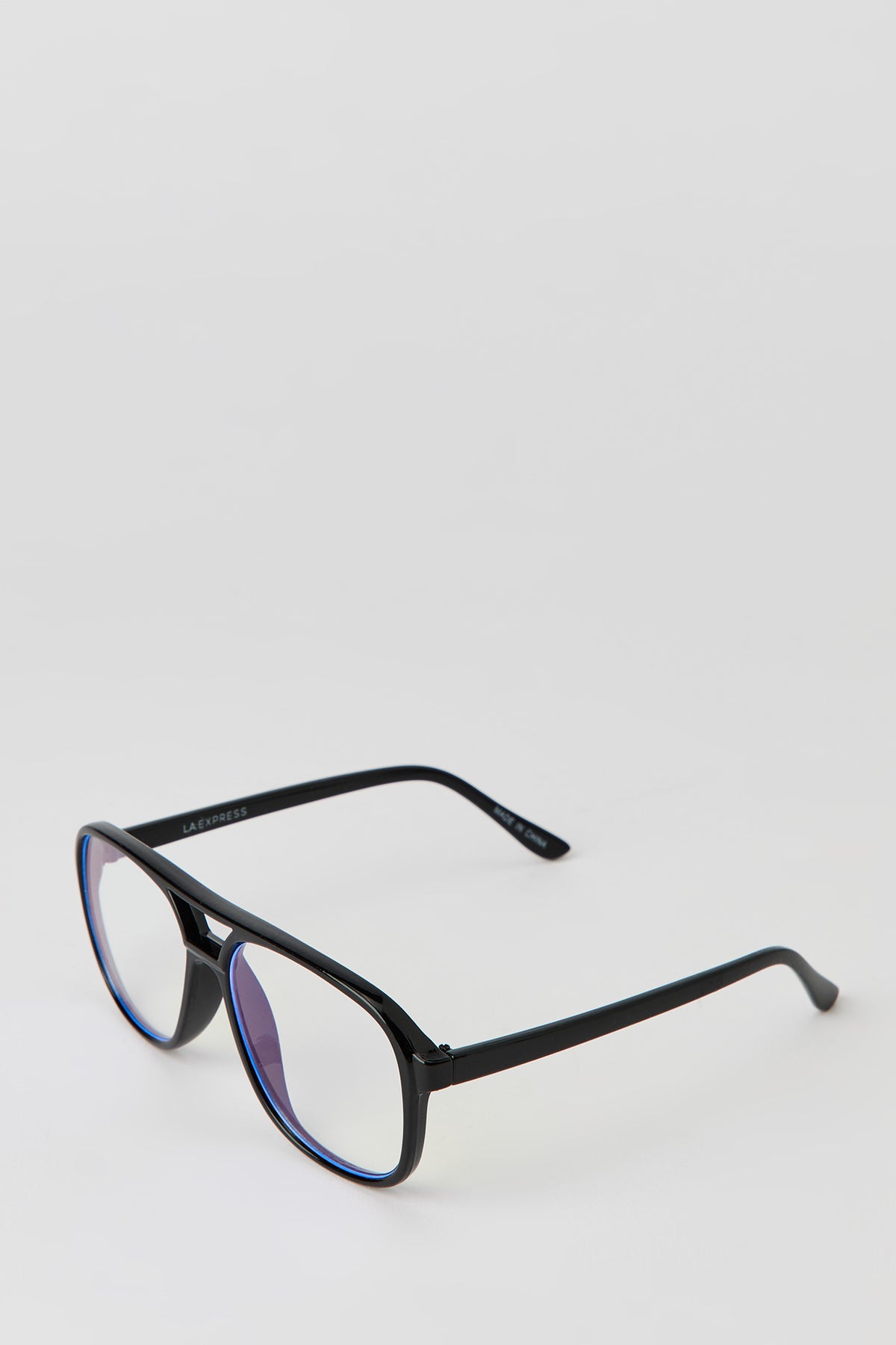 Alt View 2. Aviator Blue Light Glasses - Black