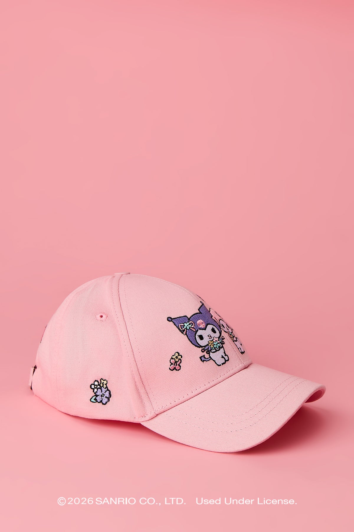 Vue alternative 2. Casquette avec motif brodé Kuromi & My Melody
