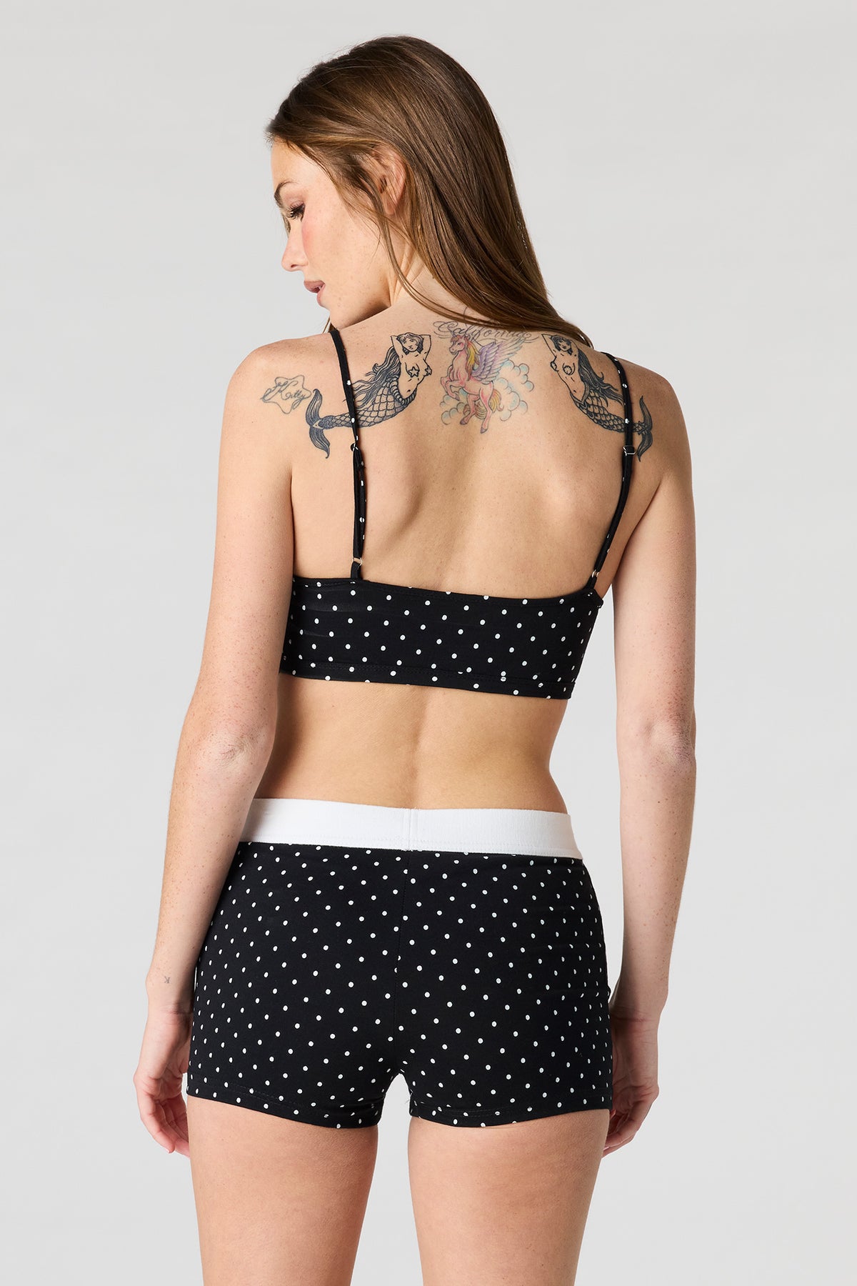 Vue alternative 5. Ensemble avec bralette imprimée et culotte garçonne