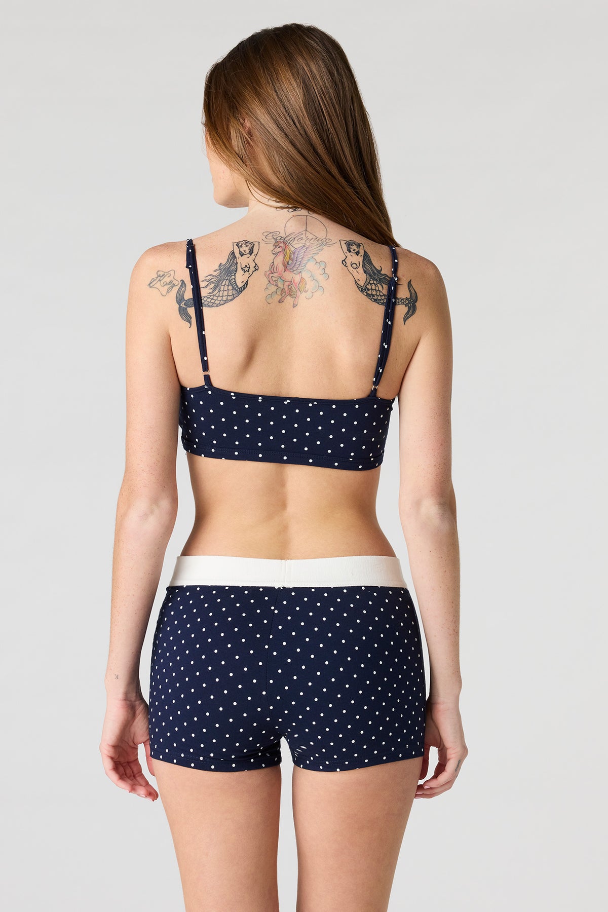 Vue alternative 2. Ensemble avec bralette imprimée et culotte garçonne