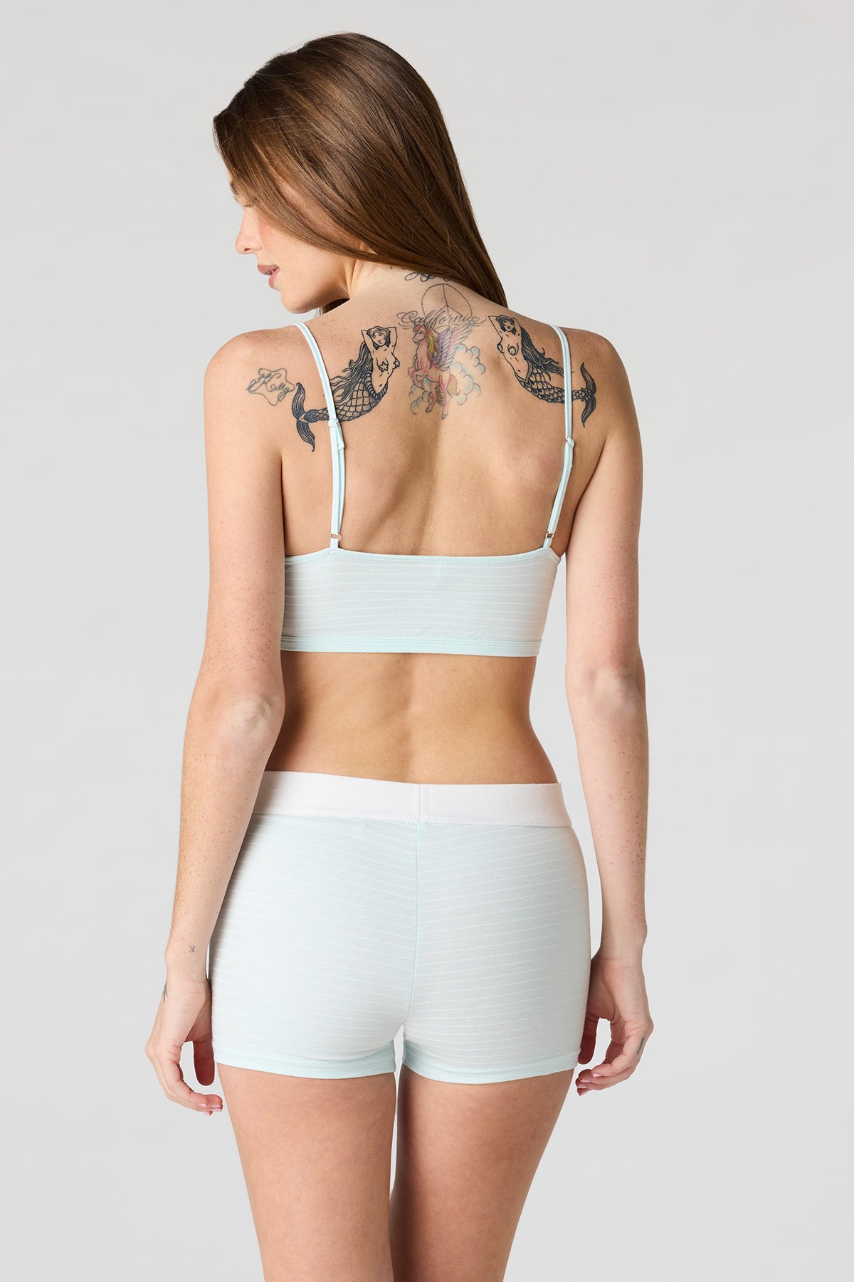 Vue alternative 2. Ensemble avec bralette imprimée et culotte garçonne