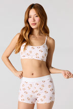 Cropped Tank & Boxer Short Set