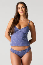 Ensemble avec débardeur et culotte imprimés