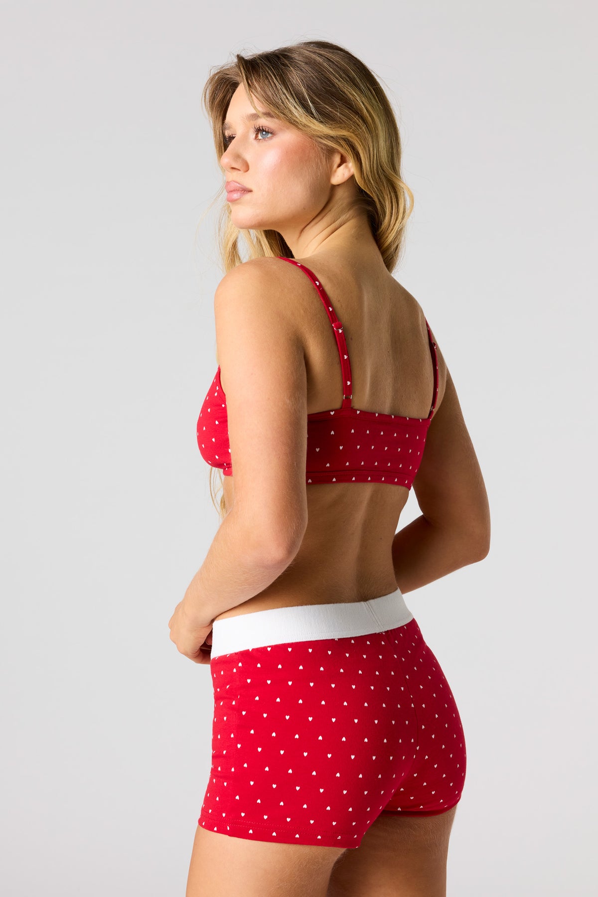 Vue alternative 2. Ensemble pyjama avec débardeur à imprimé et caleçon