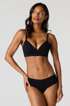 Ribbed Seamless Bra & Cheeky Panty Set