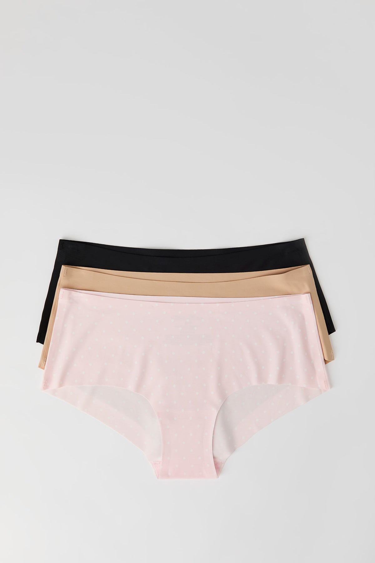 Vue alternative 4. Culotte aux hanches No-Show (paquet de 3)