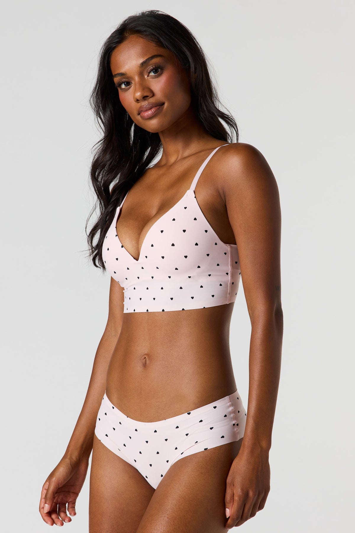 Alt View 2. No-Show Tank Bra - Light Pink