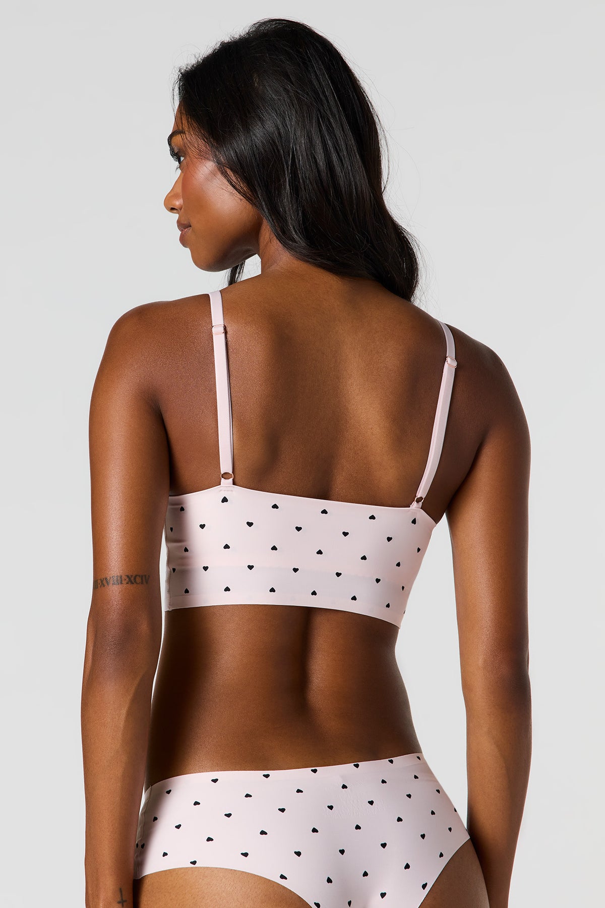 Alt View 3. No-Show Tank Bra - Light Pink