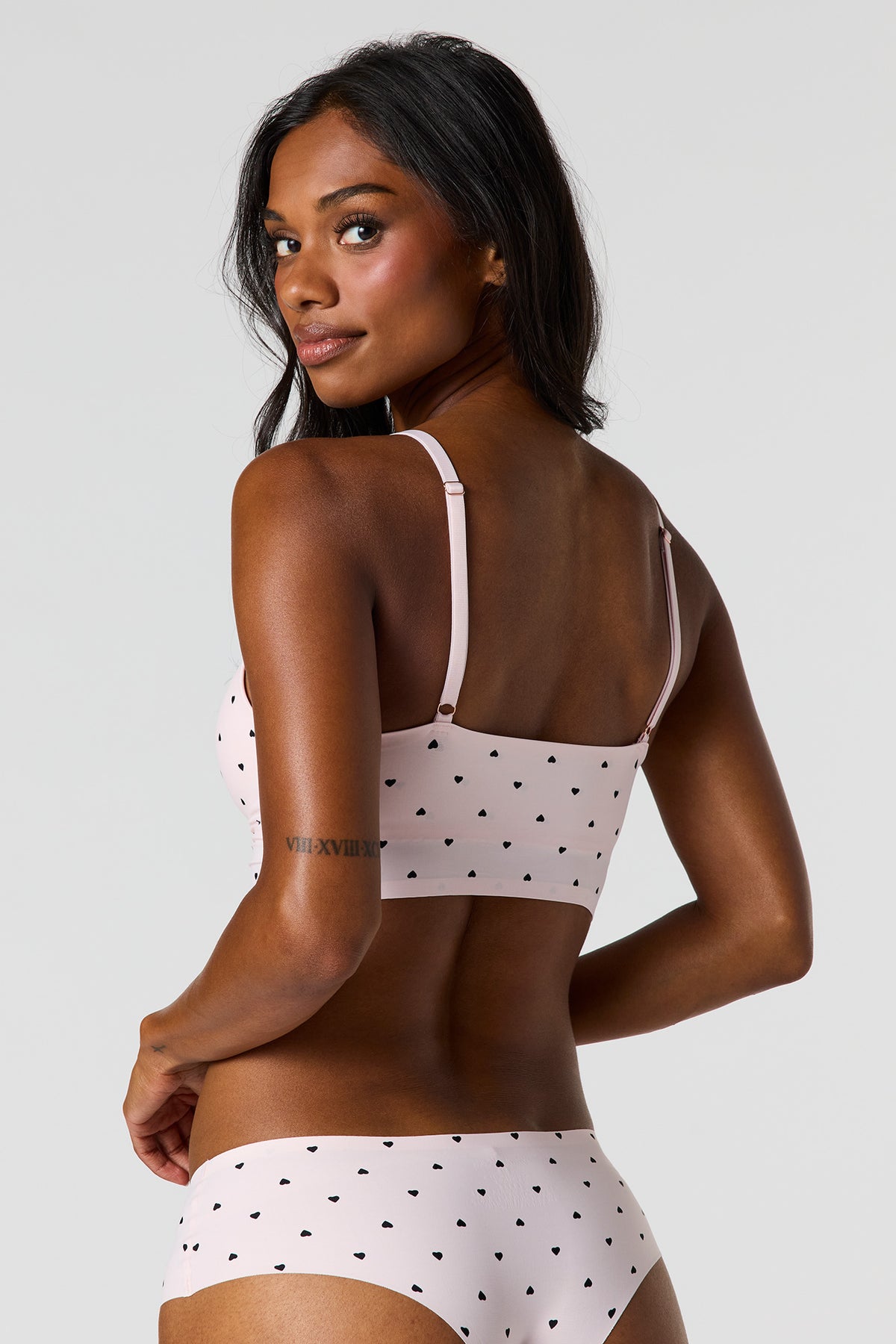 Alt View 3. No-Show Cheeky Panty (3 Pack) - Light Pink