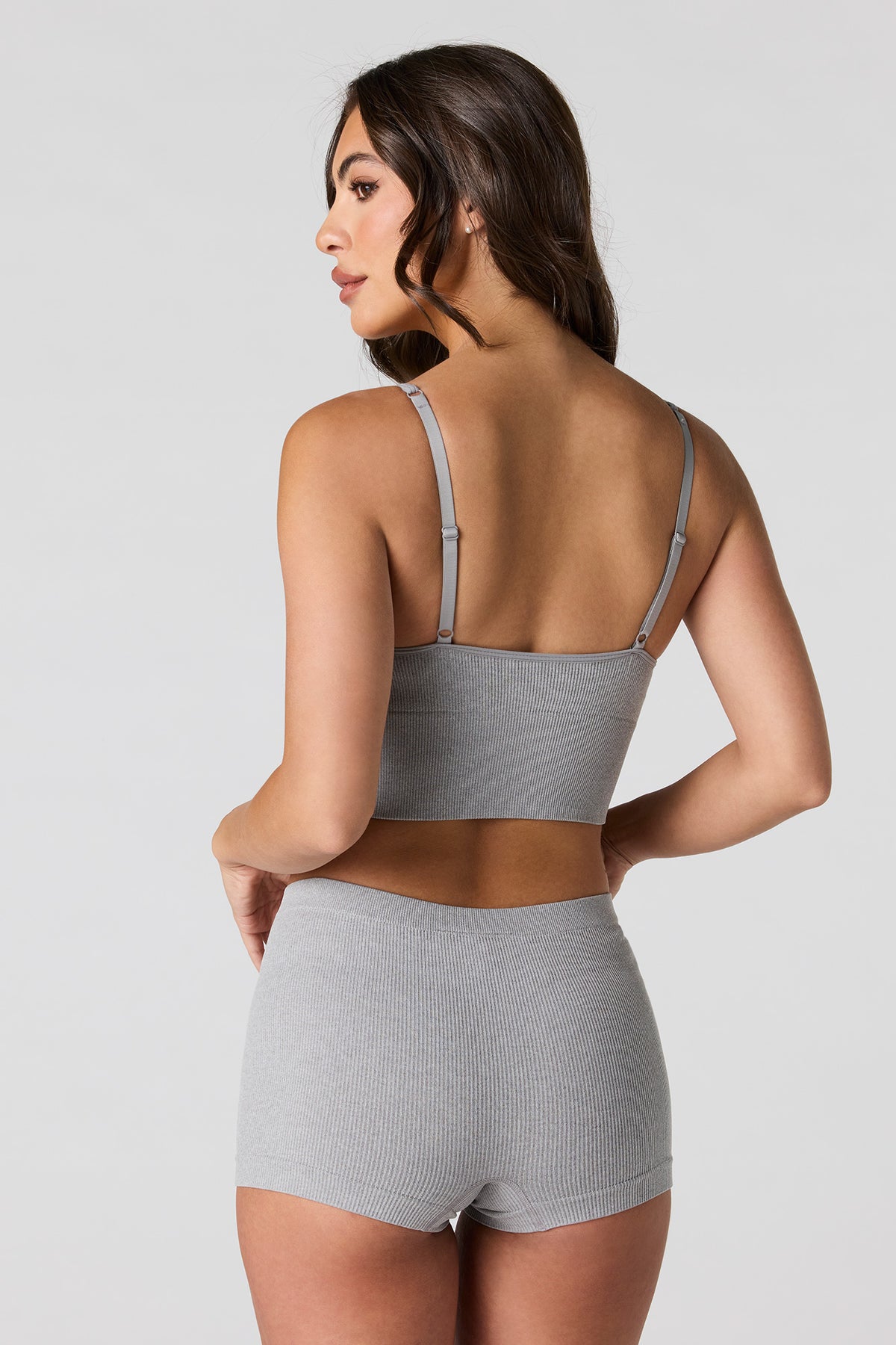 Vue alternative 3. Short côtelé sans couture pour garçon (paquet de 2)