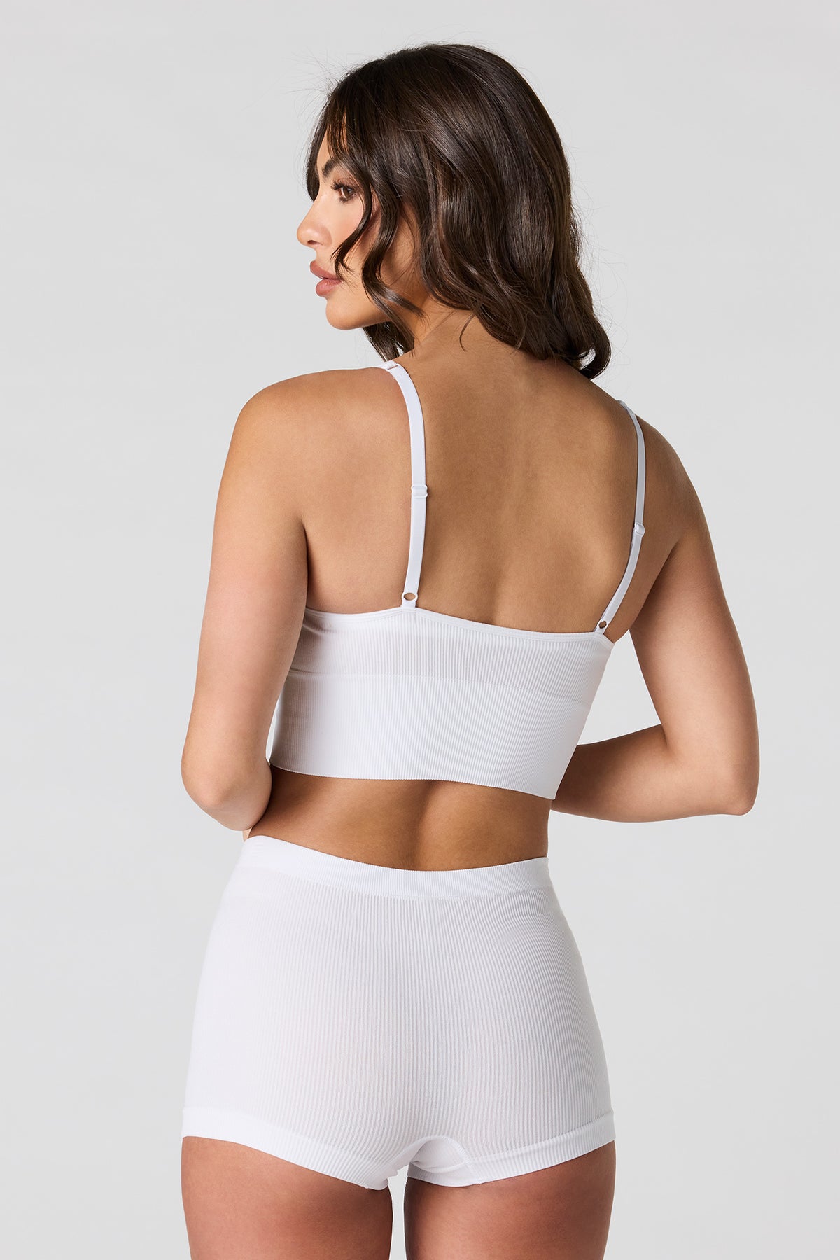 Vue alternative 3. Short côtelé sans couture pour garçon (paquet de 2)