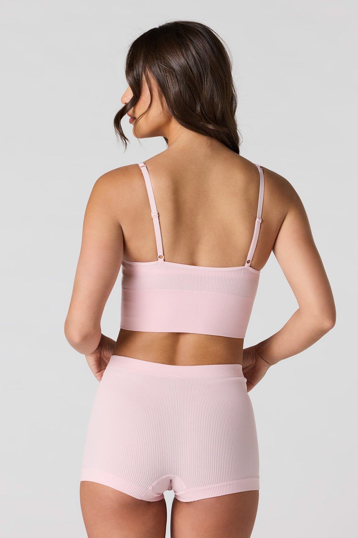 Vue alternative 3. Short côtelé sans couture pour garçon (paquet de 2)