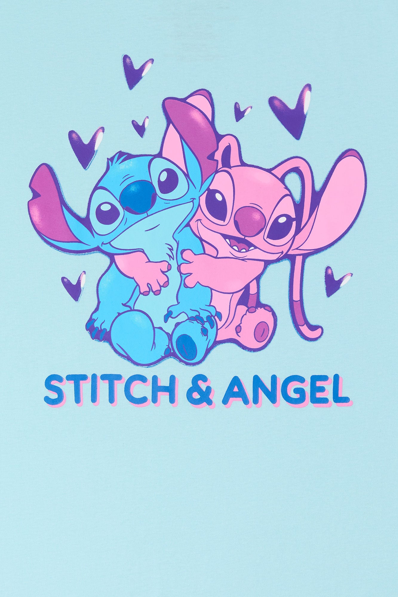 Angel and Stitch Graphic Boyfriend T-Shirt