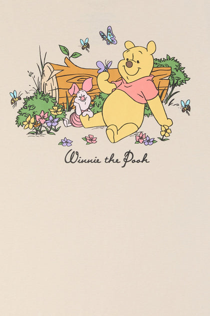 T-shirt de coupe garçonne à imprimé Winnie the Pooh
