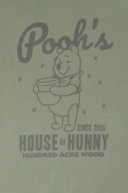 T-Shirt De Coupe Garçonne imprimé Pooh's House of Honey