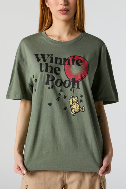 Winnie the Pooh Graphic Boyfriend T-Shirt