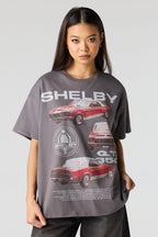 T-shirt en coton lourd de luxe à imprimé Shelby