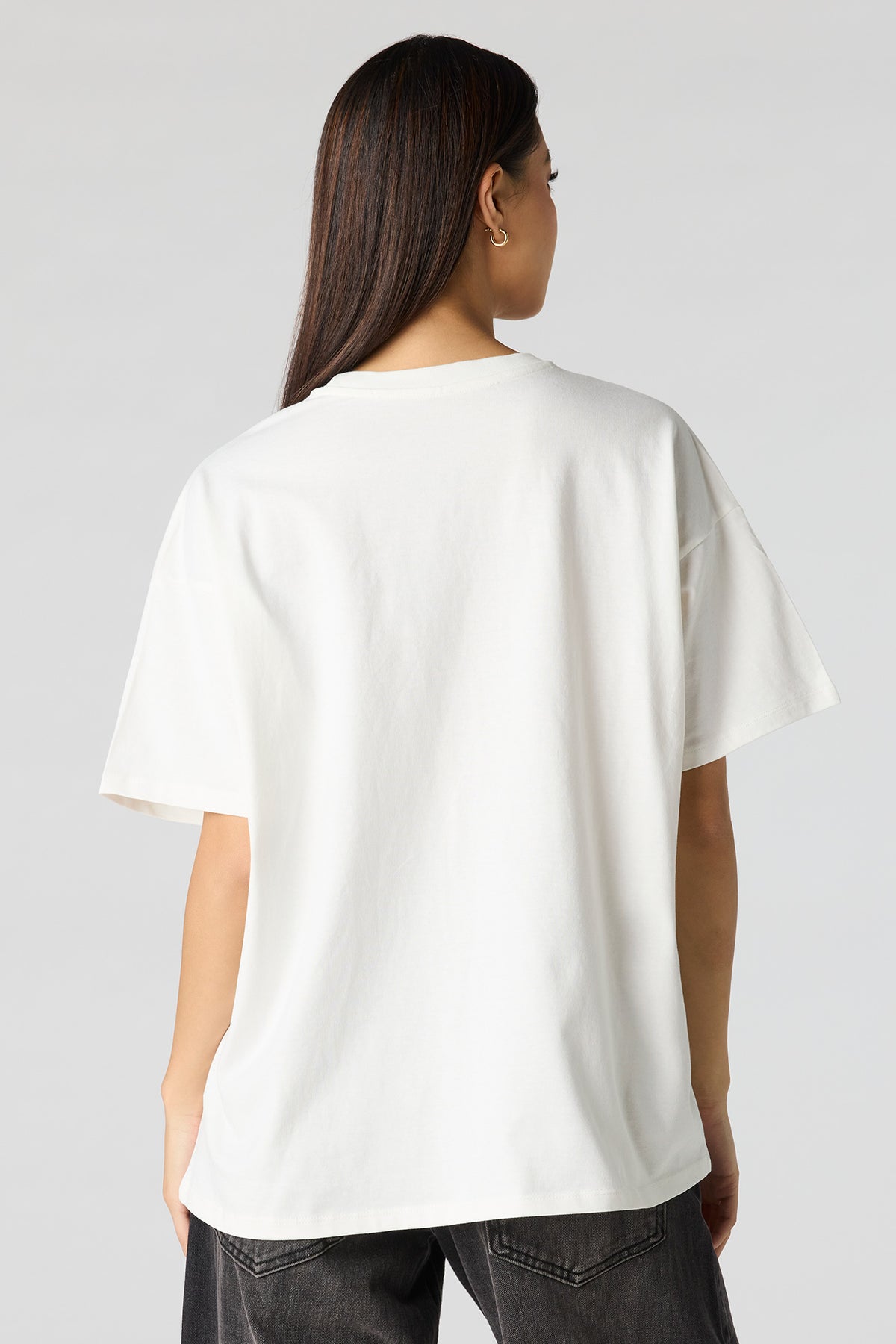 Alt View 2. Luxe Heavy Cotton Shelby Graphic T-Shirt - Ivory