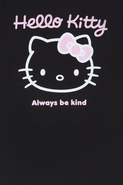 T-shirt de coupe garçonne à imprimé Hello Kitty Be Kind