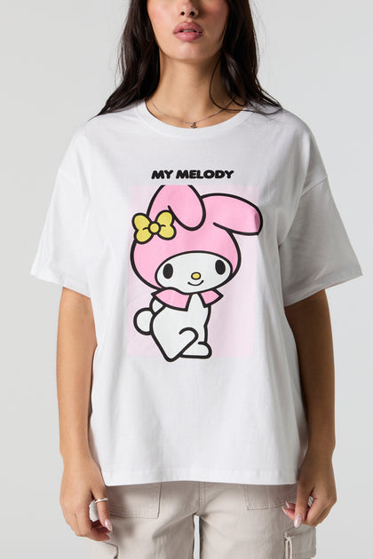 My Melody Graphic Boyfriend T-Shirt