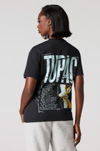 Tupac Graphic Boyfriend T-Shirt