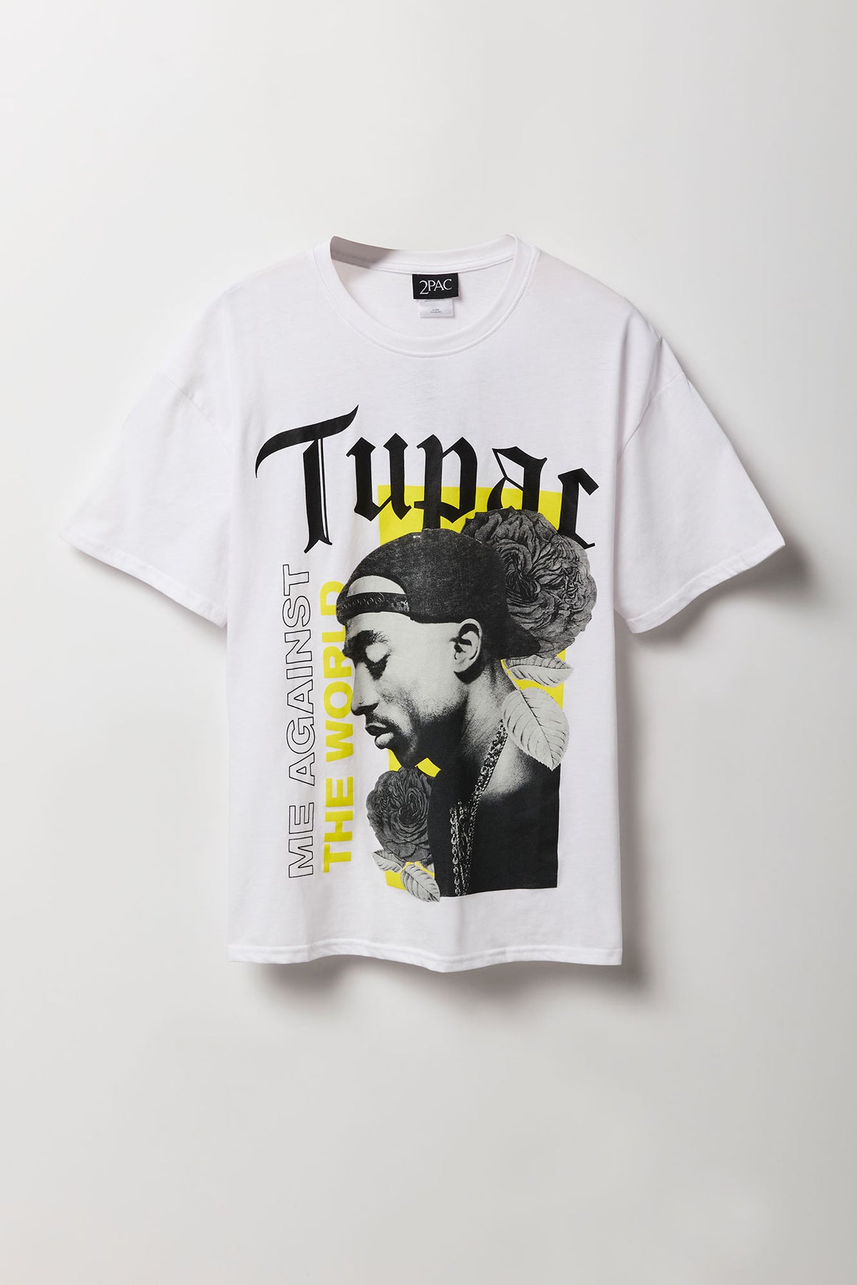 Alt View 4. Tupac Graphic Boyfriend T-Shirt - Off White