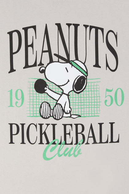 T-shirt de coupe garçonne à imprimé Peanuts
