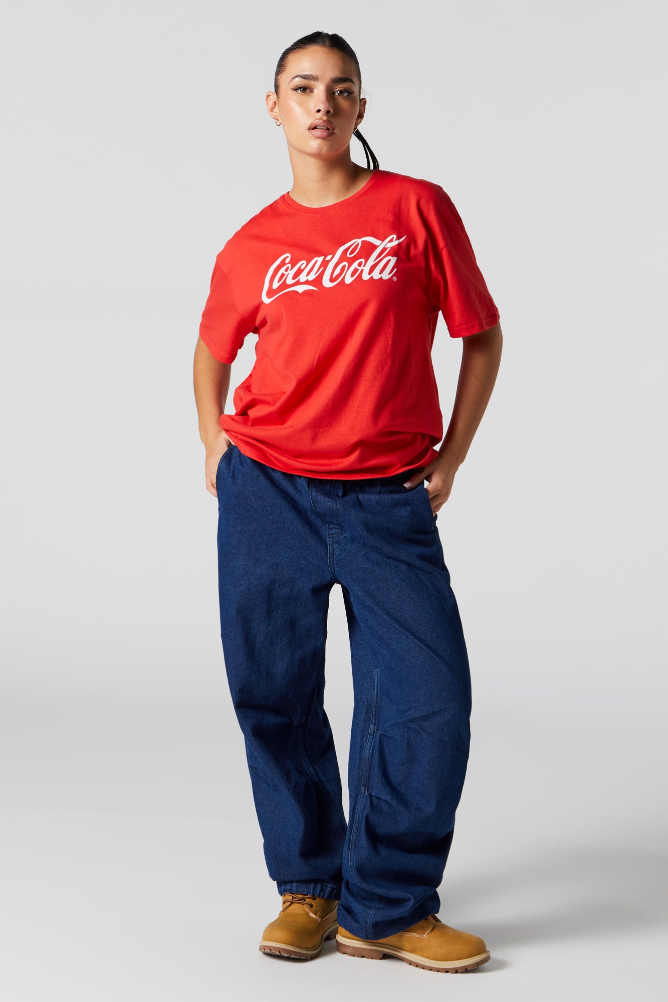 Coca Cola Graphic Boyfriend T-Shirt