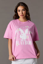 T-shirt surdimensionné à imprimé Playboy