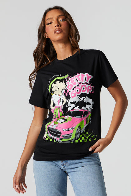 Betty Boop Graphic Boyfriend T-Shirt