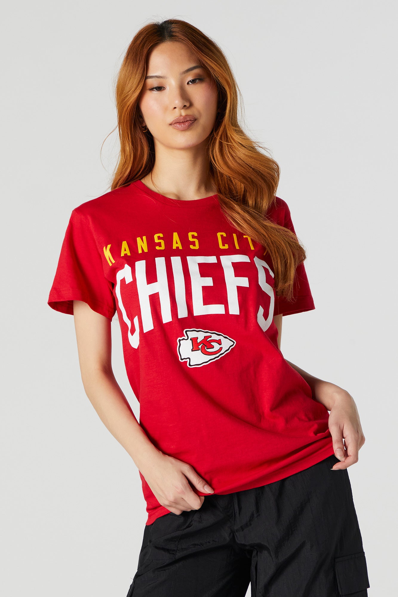 Kansas City Chiefs Graphic Boyfriend T-Shirt